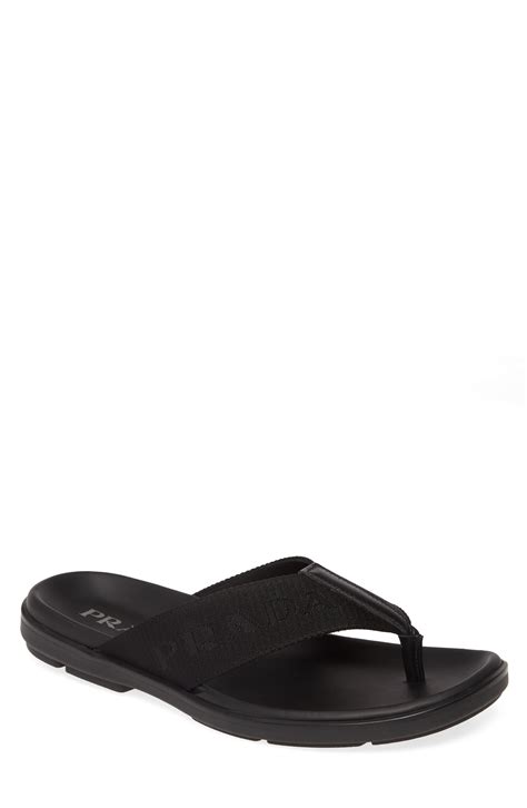 prada flip flops men's
